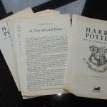 Book Pages - Harry Potter And The Chamber Of..